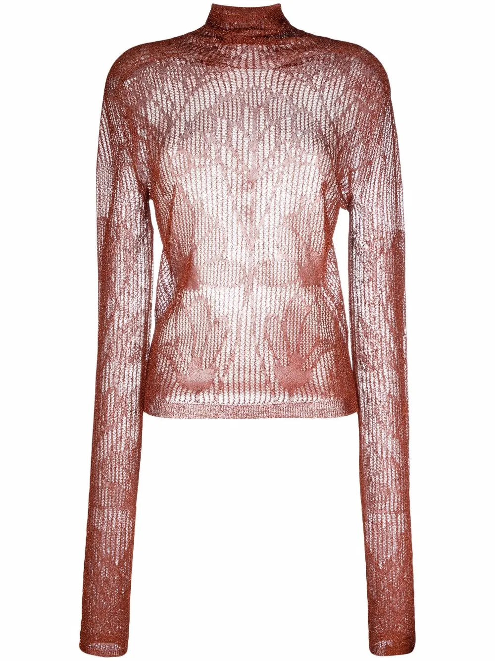 

Dsquared2 top tejido con estampado floral - Marrón