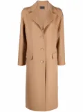 10 CORSO COMO single-breasted tailored coat - Brown