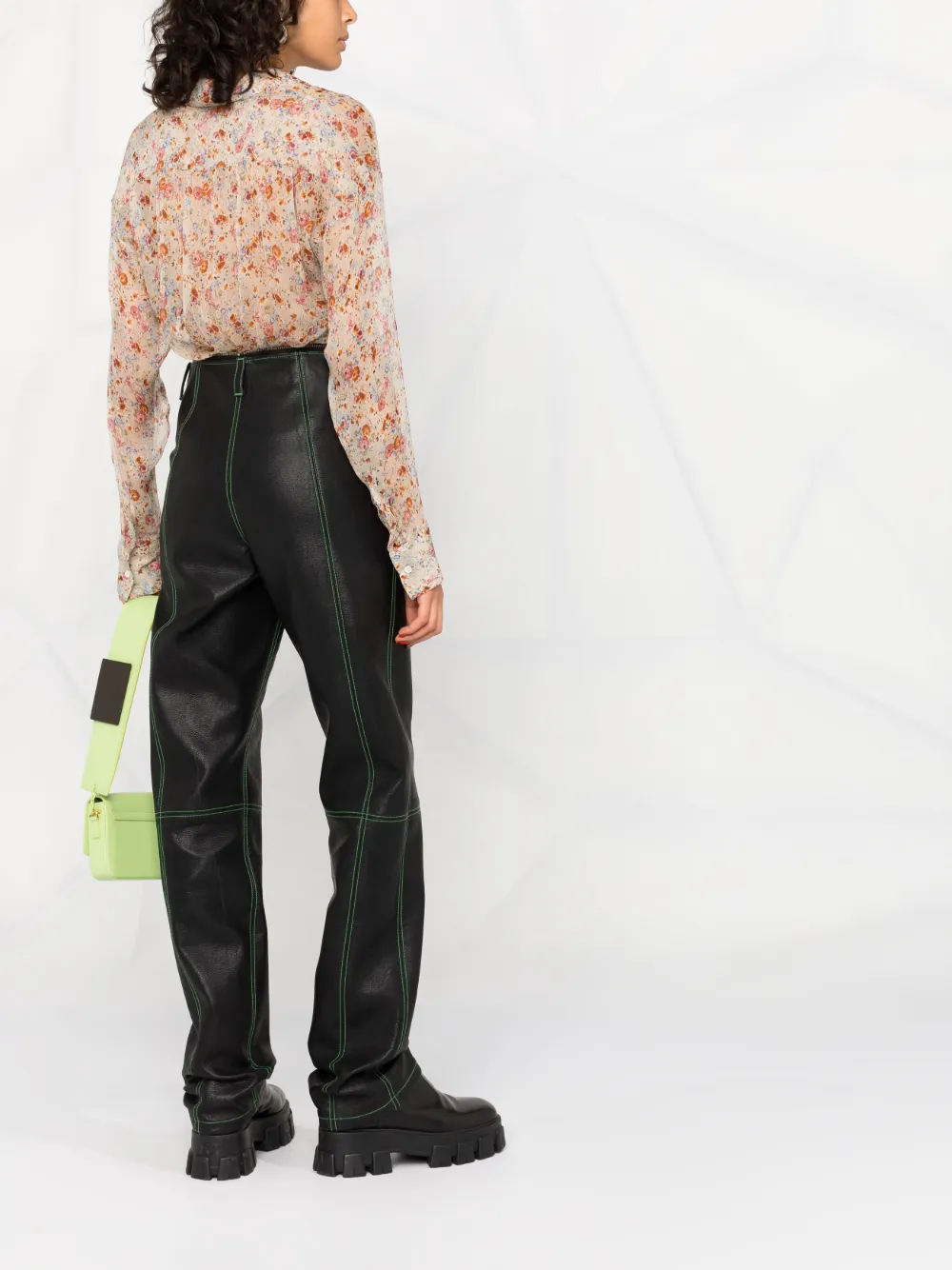 Disqued DSQUARED2 silk floral-print shirt Women