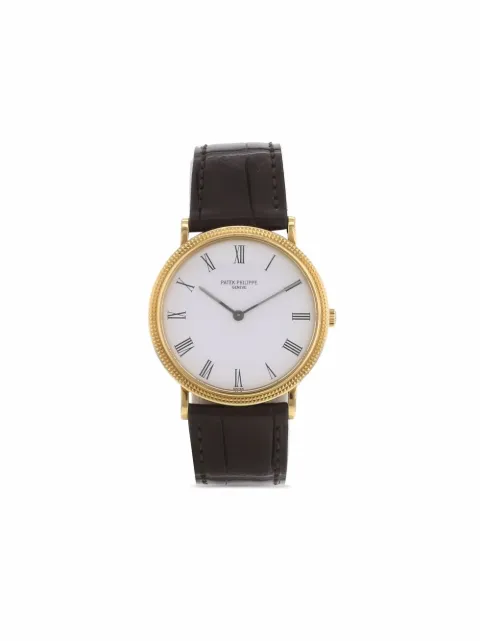 Patek Philippe 1990 pre-owned Calatrava 33mm