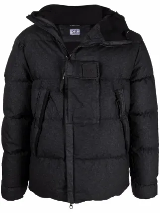 C.P. Company Hooded Padded Down Jacket Farfetch