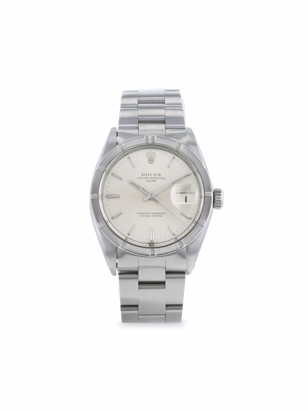 фото Rolex наручные часы oyster perpetual date pre-owned 34 мм 1967-го года