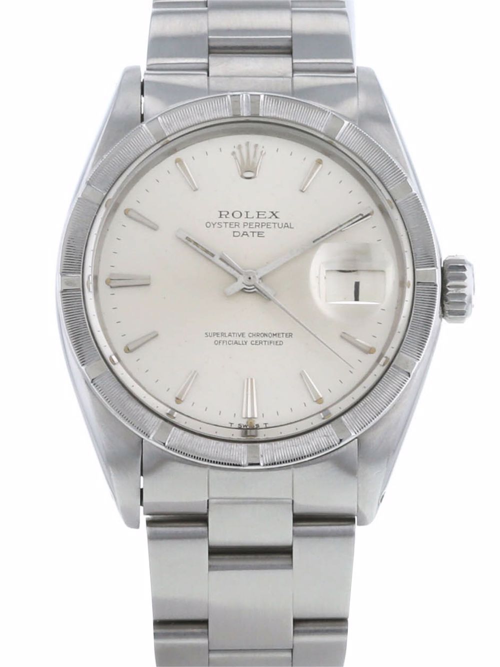 фото Rolex наручные часы oyster perpetual date pre-owned 34 мм 1967-го года