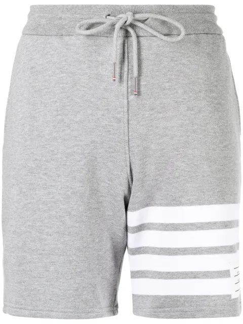 Thom Browne shorts deportivos con motivo 4-Bar