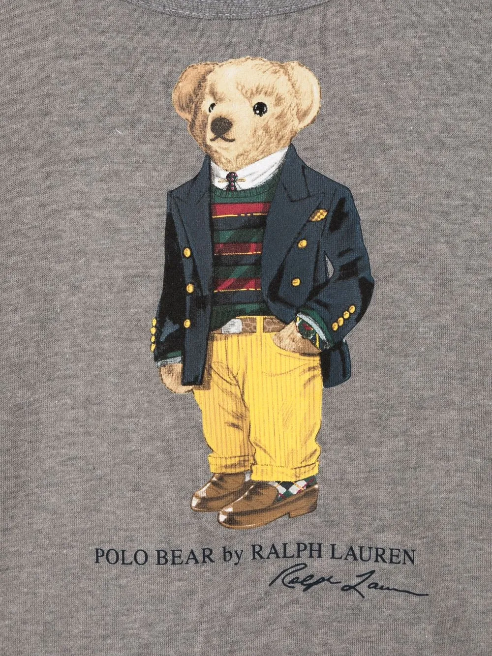 фото Ralph lauren kids толстовка с принтом polo bear