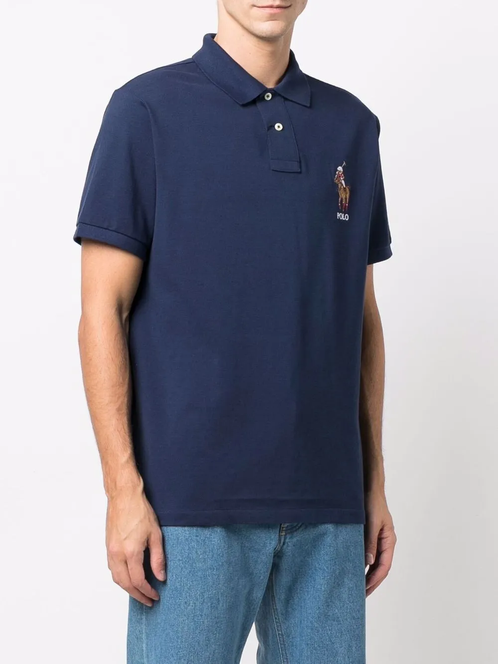 Polo Ralph Lauren logo-embroidered Cotton Polo Shirt - Farfetch