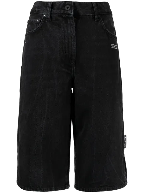 Off-White shorts con logo estampado