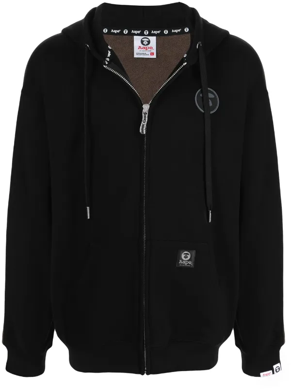 Aape shop hoodie black