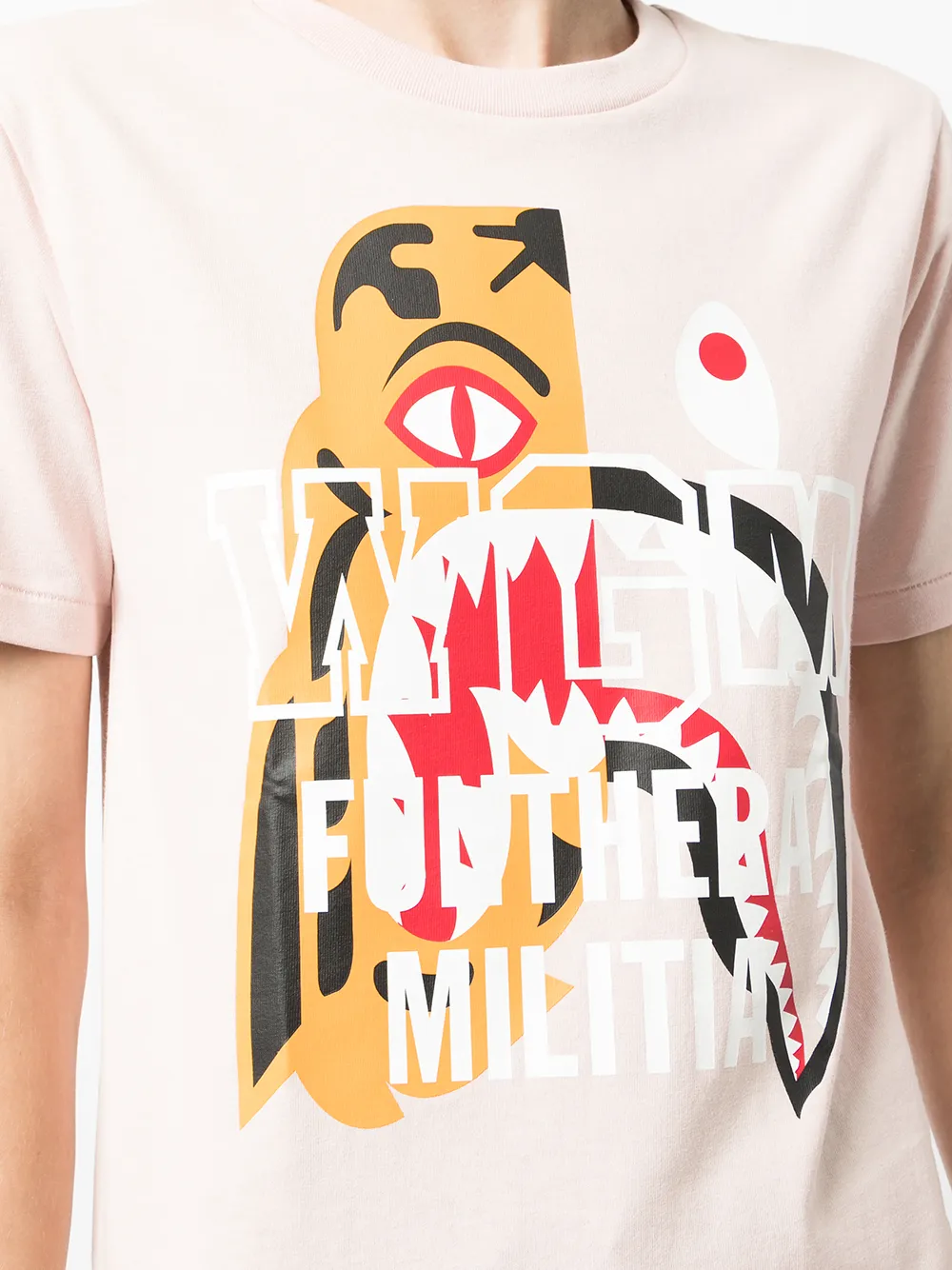 фото A bathing ape® футболка funthera militia