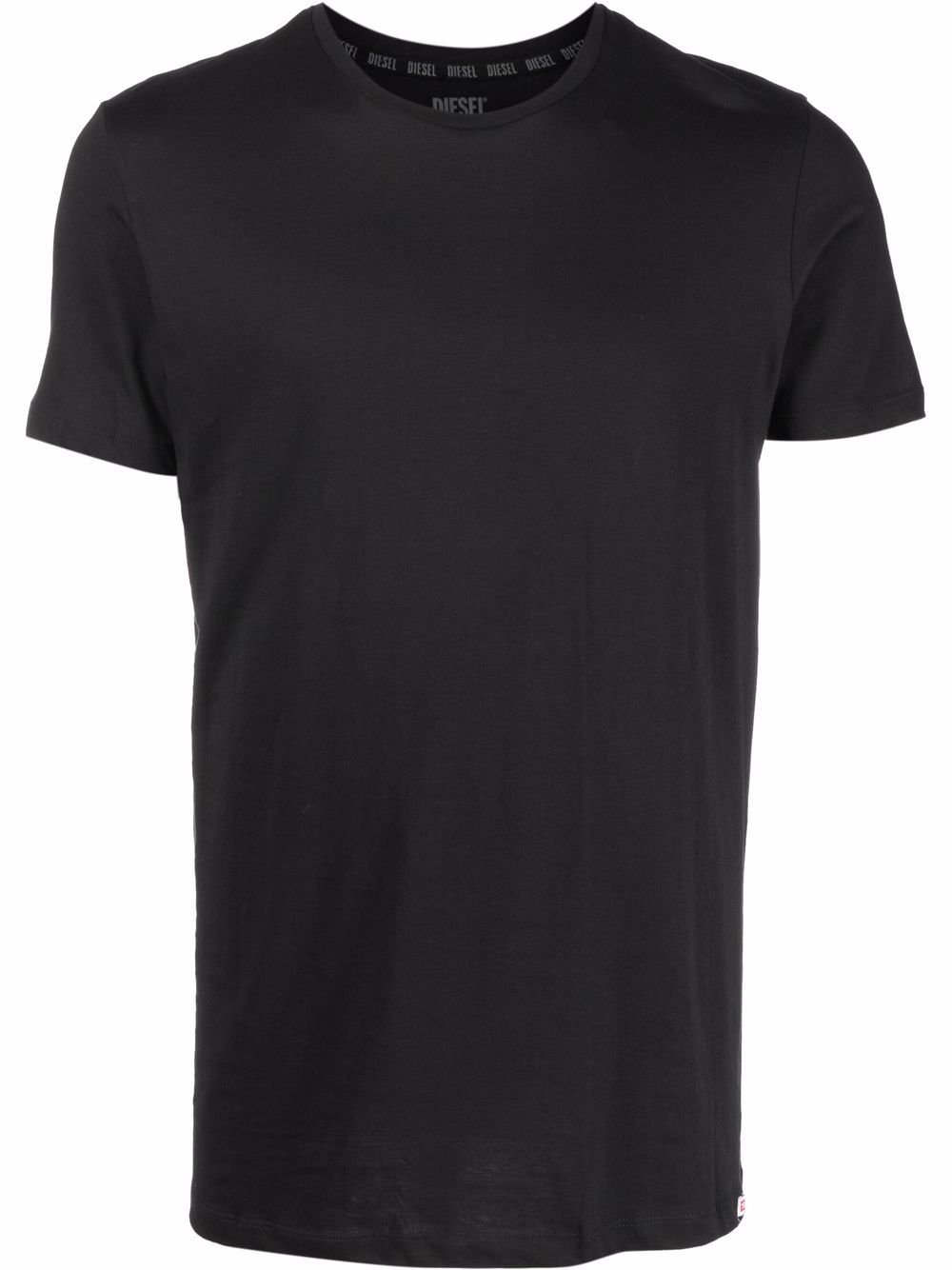 Diesel Umtee-randal-tube-tw T-shirt (set Of Two) In Black