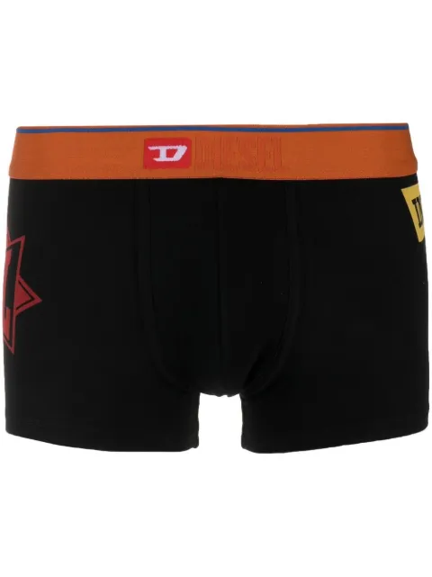 Diesel bóxer con logo estampado