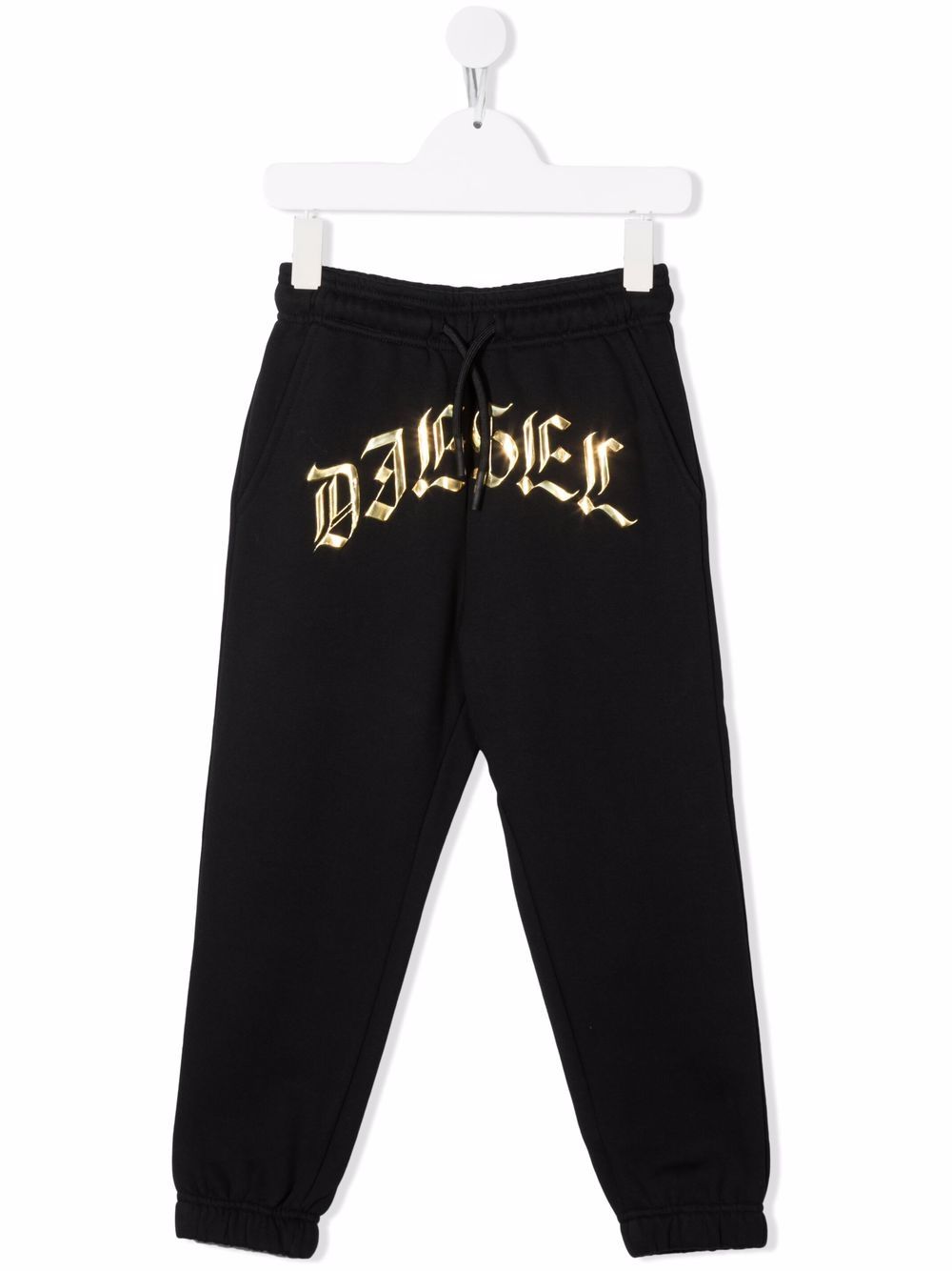 

Diesel Kids PCaltona1 metallic-print track pants - Negro