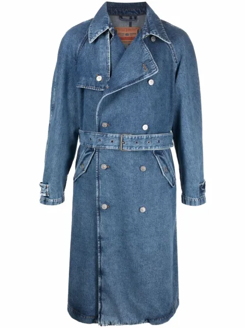 Diesel D-Delirious denim trench coat