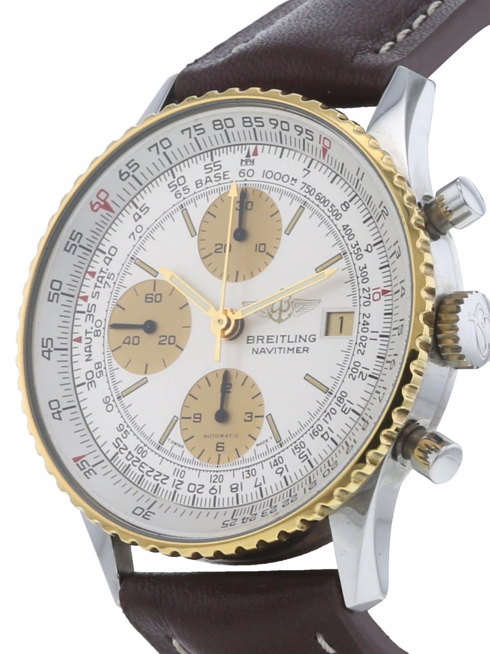 фото Breitling pre-owned наручные часы navitimer pre-owned 40 мм 1990-х годов