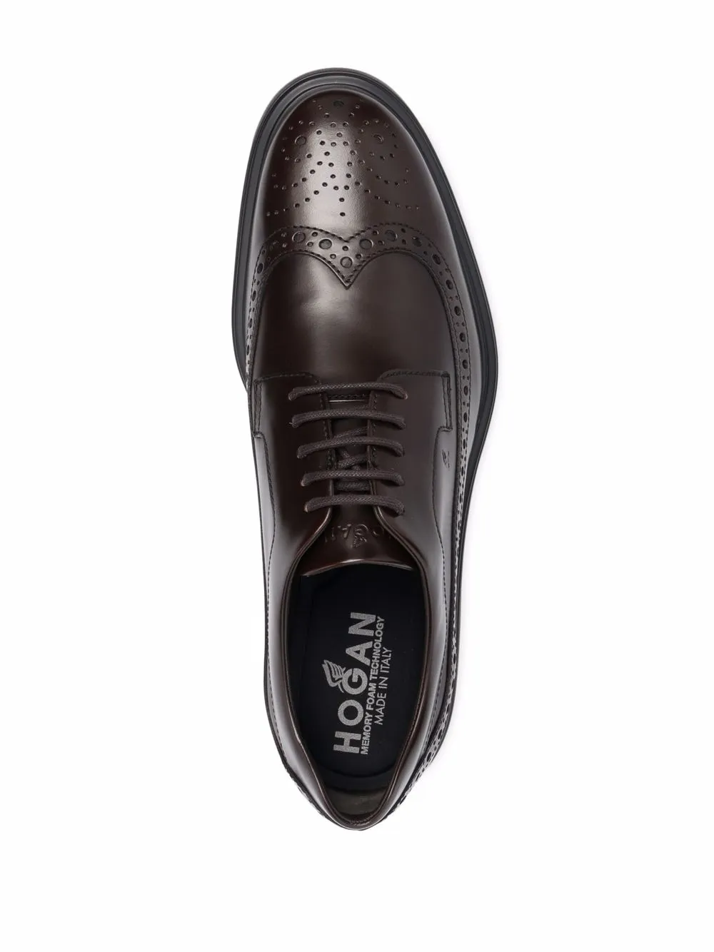фото Hogan туфли дерби на шнуровке