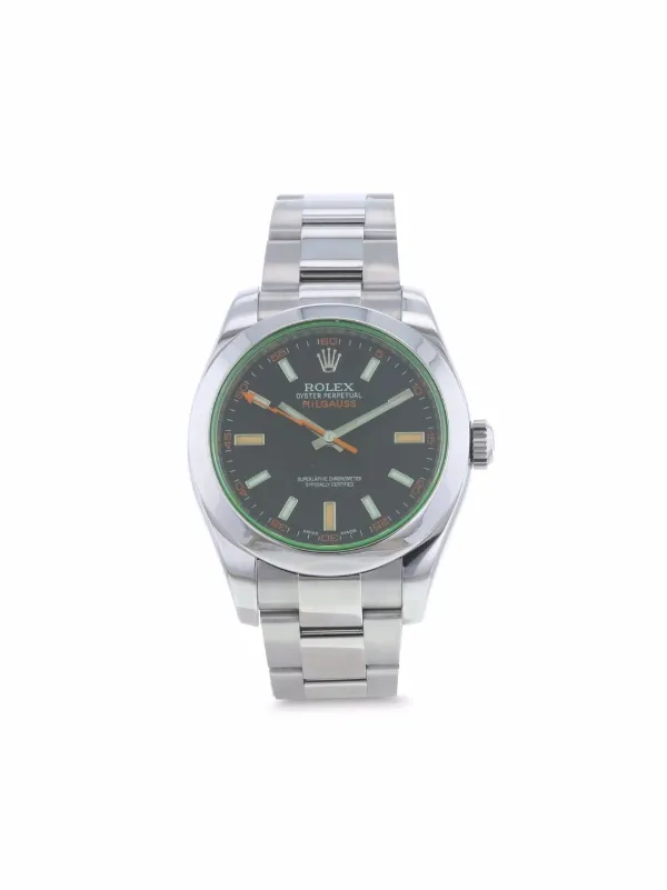 Rolex 2014 pre-owned Milgauss 40mm - Farfetch