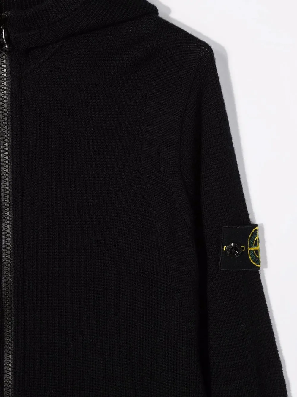 фото Stone island junior худи на молнии с логотипом