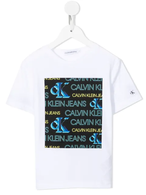 Calvin Klein Kids logo-print short-sleeved T-shirt