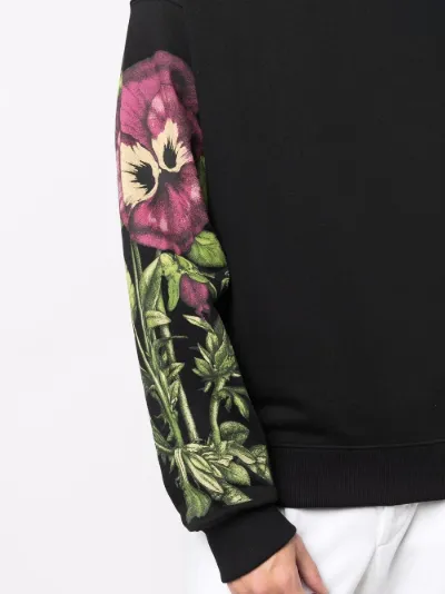 floral crew-neck sweatshirt | Kenzo 