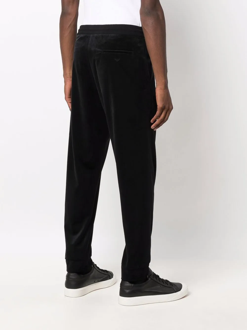 фото Emporio armani бархатные брюки кроя слим