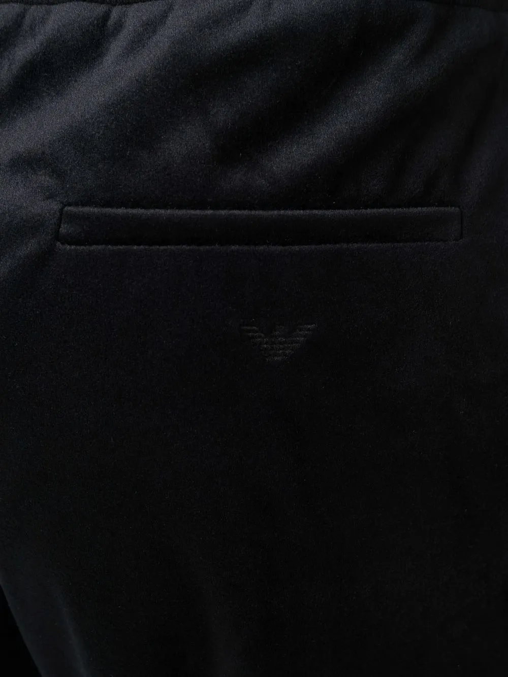 фото Emporio armani бархатные брюки кроя слим