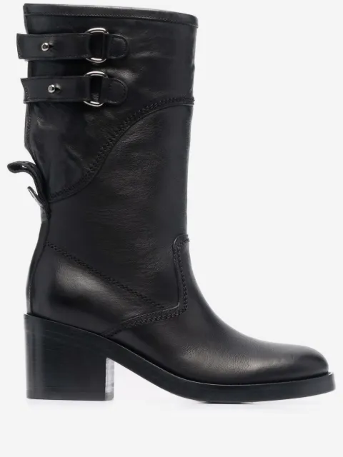 Buttero bottes en cuir à boucle