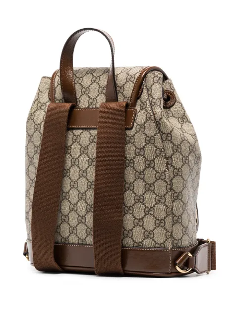 gucci strap backpack