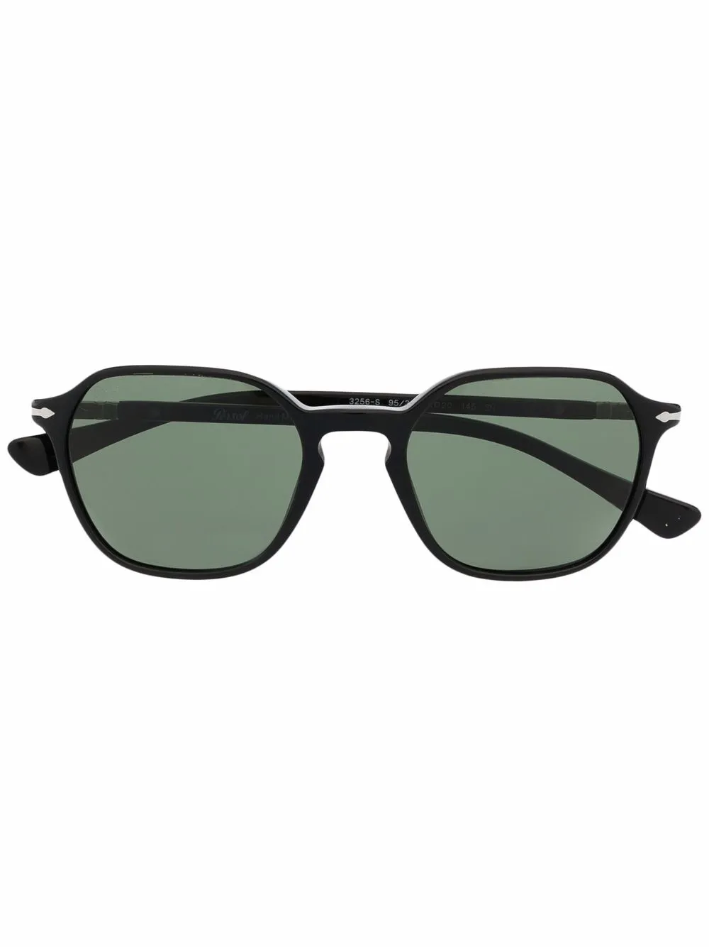 

Persol lentes de sol con armazón redonda - Negro