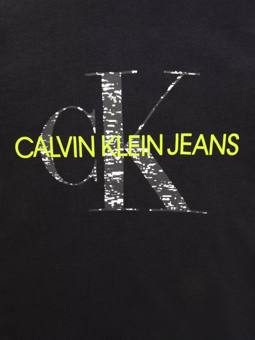 Shop Calvin Klein Logo-print Pullover Hoodie In Black