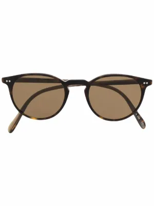 Oliver Peoples ラウンドフレーム サングラス | ニュートラル
