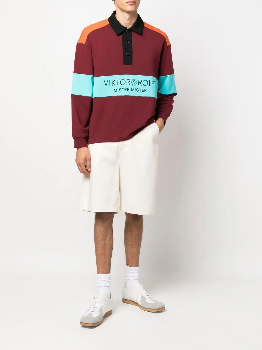 Viktor & Rolf Poloshirt met lange mouwen - Grijs