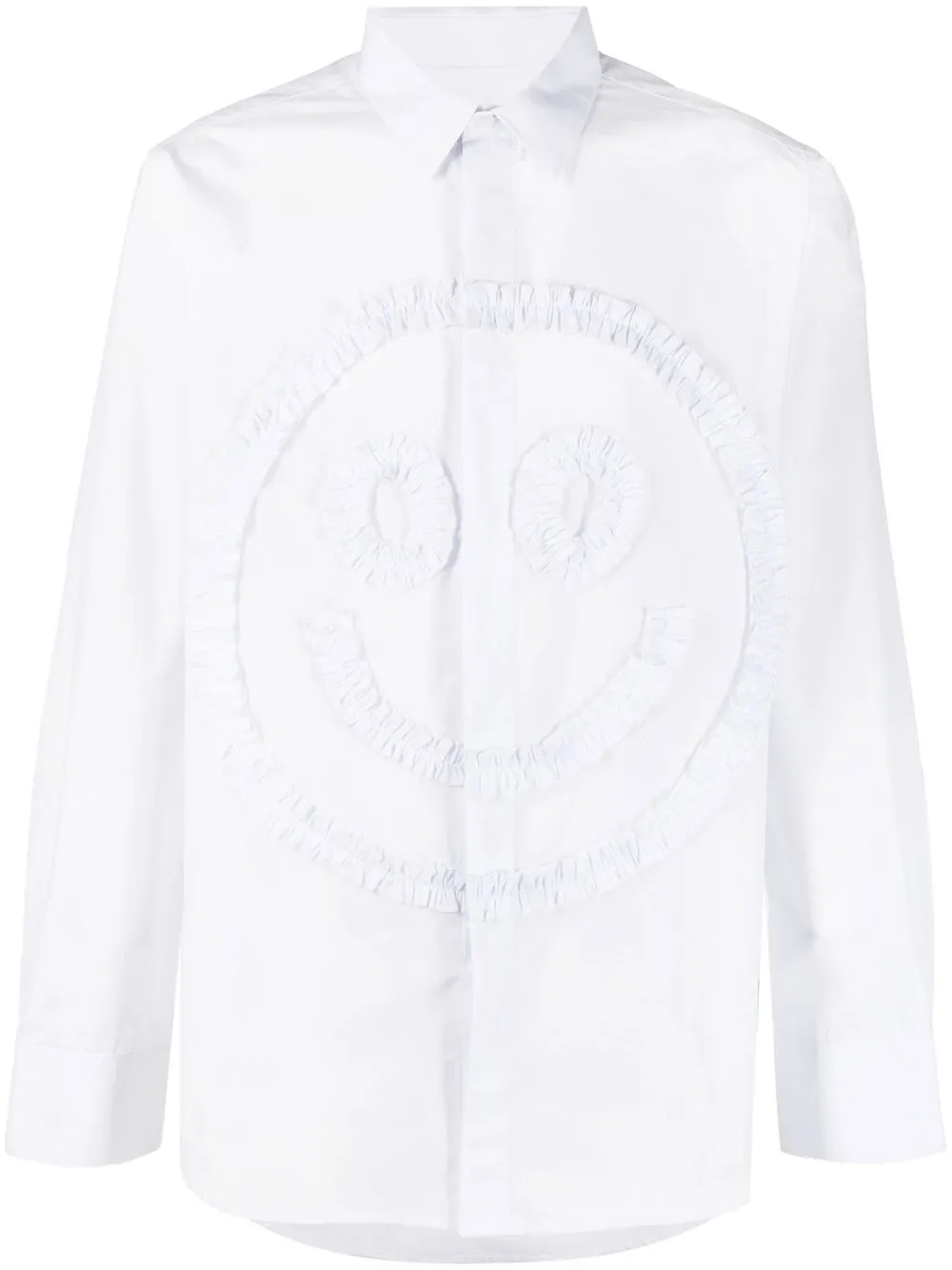 

Viktor & Rolf Frill Smiley long-sleeved shirt - White