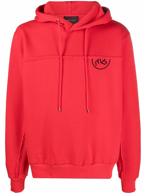 A BETTER MISTAKE Glitch graphic-print hoodie