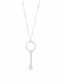 Panconesi crystal-embellished sterling silver necklace
