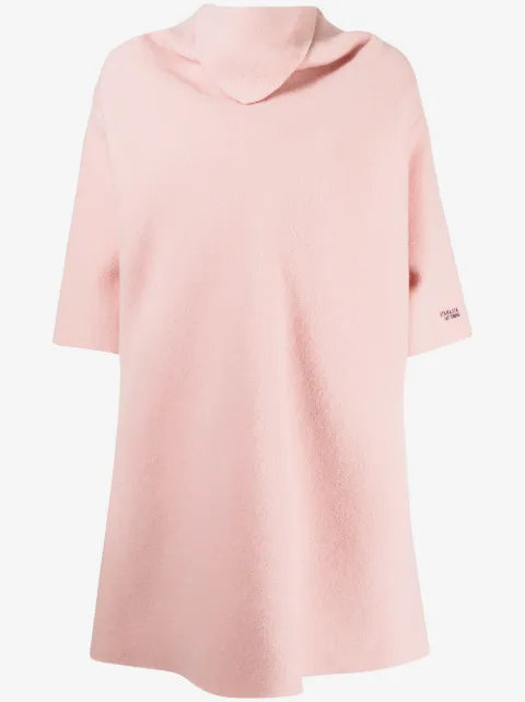 Raf Simons jersey con diseño de bufanda