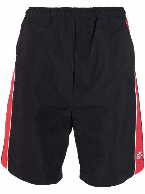 Diesel two-tone track shorts