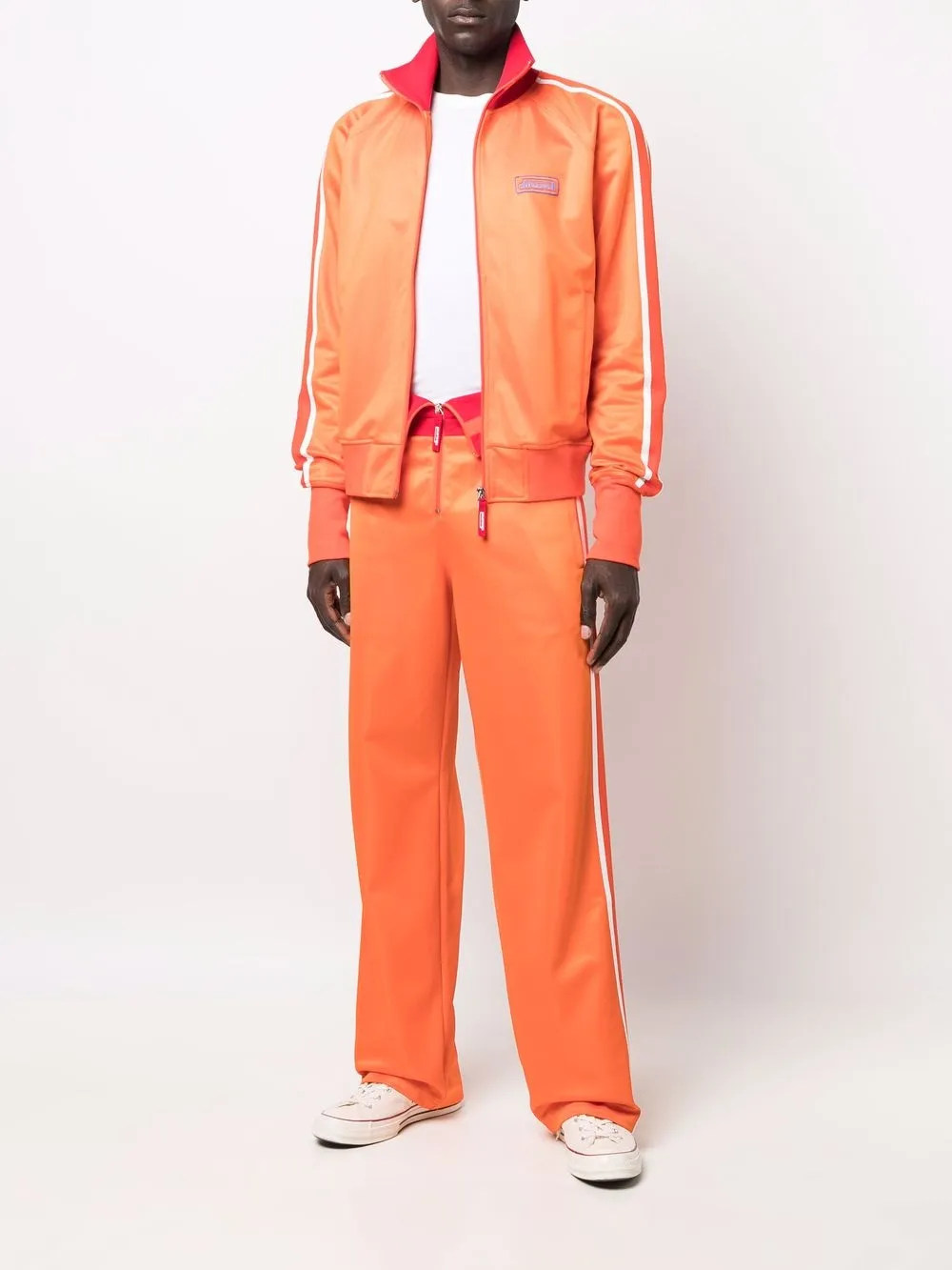  Diesel Gerade High Waist Jogginghose   Orange 