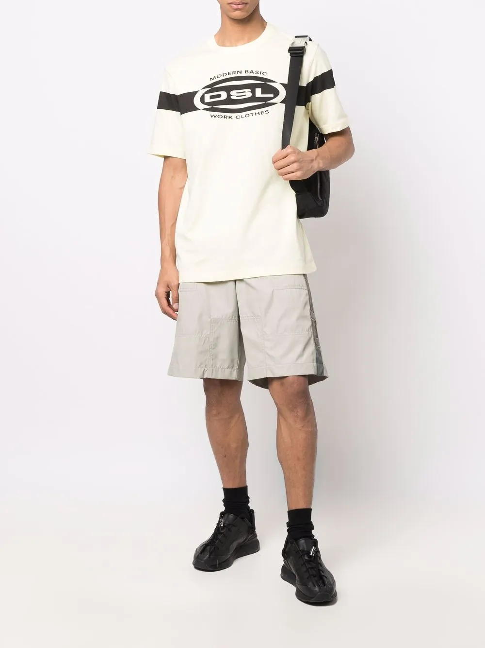 Diesel Knielange P Saville Shorts   Grün 