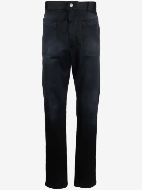 Diesel pantalon slim à logo brodé