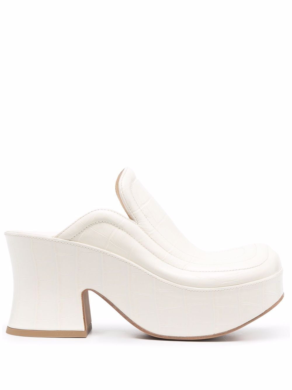 фото Bottega veneta chunky-heel platform mules