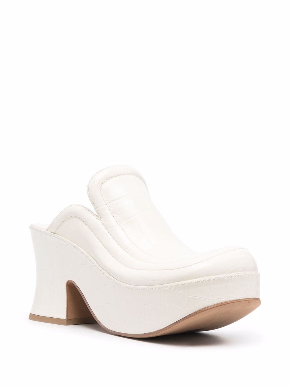 фото Bottega veneta chunky-heel platform mules