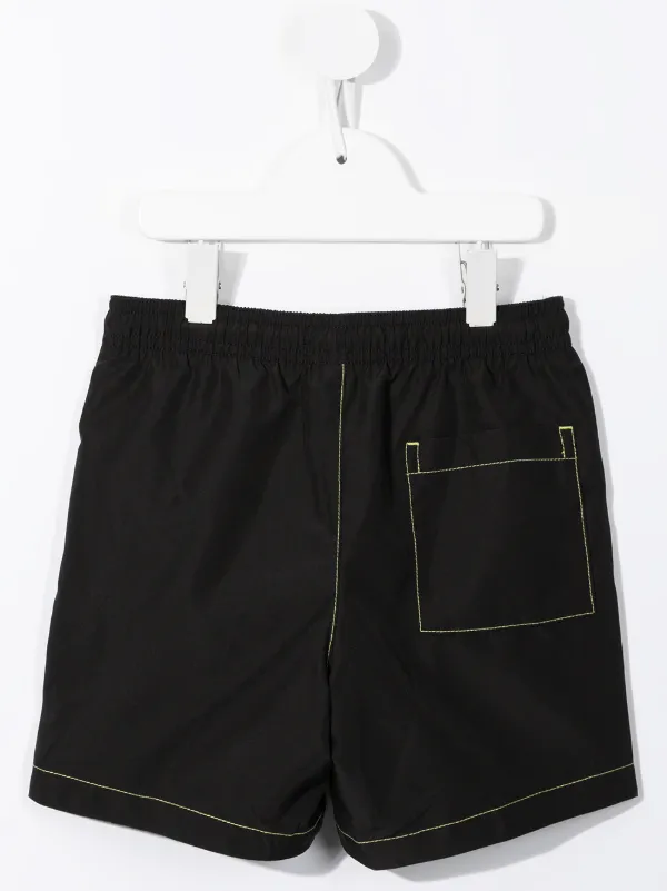 Calvin Klein Kids logo print Swim Shorts Black FARFETCH BH