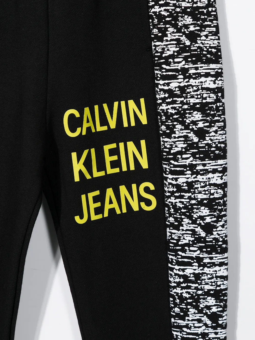  Calvin Klein Kids Jogginghose Mit Logo Print   Schwarz 