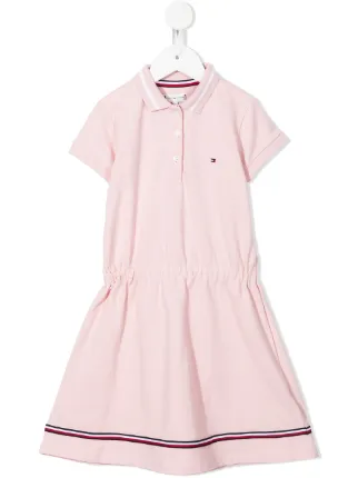 Embroidered Tommy Logo Polo Dress