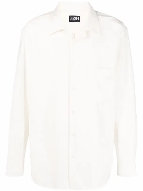 Diesel virgin-wool blend shirt