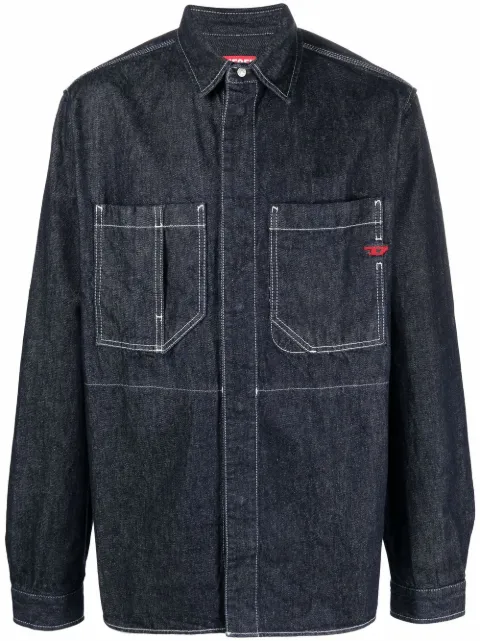 Diesel D-Hor denim work shirt