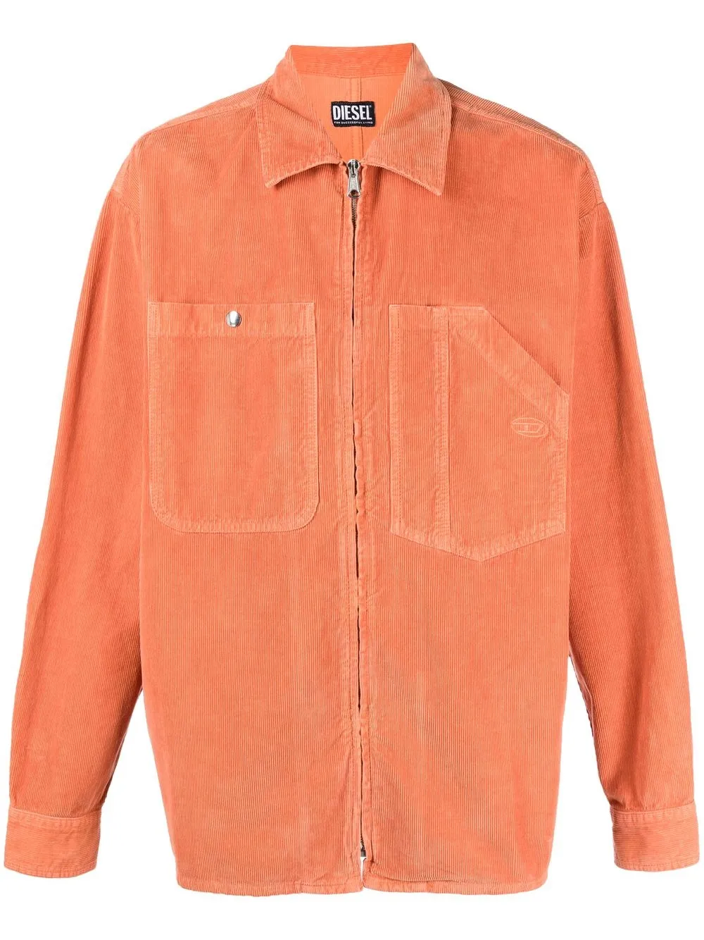 Diesel S-Lyne Cordhemd - Orange