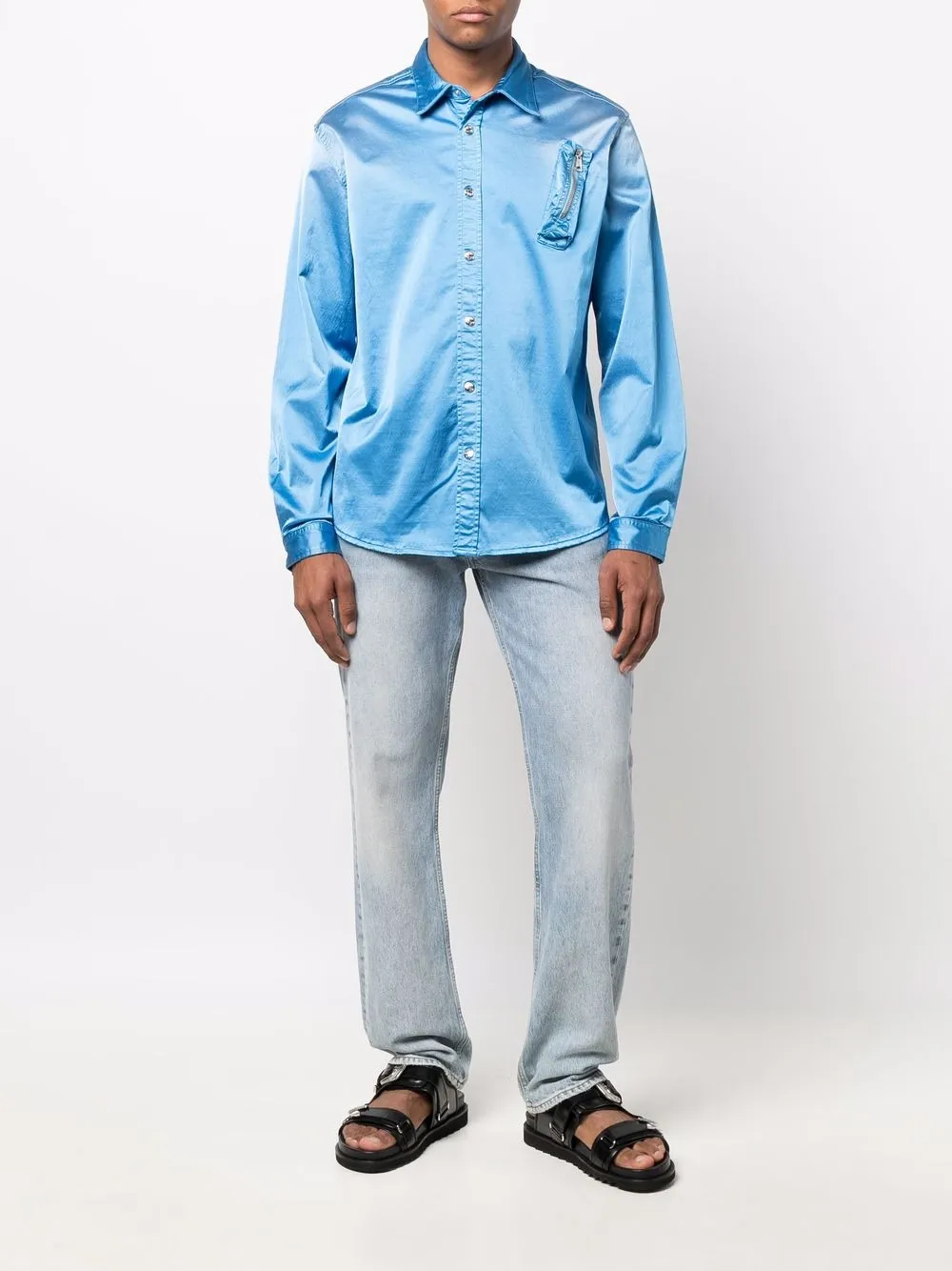 diesel mens fitted shirt