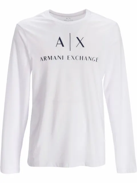 Armani Exchange logo-print T-shirt