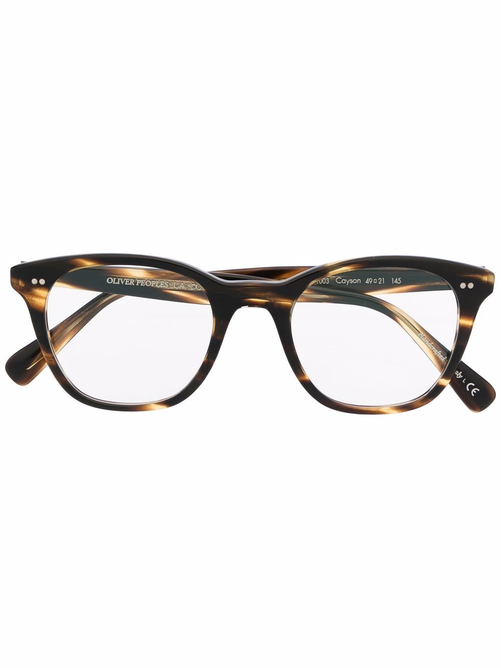 фото Oliver peoples очки cayson в оправе черепаховой расцветки